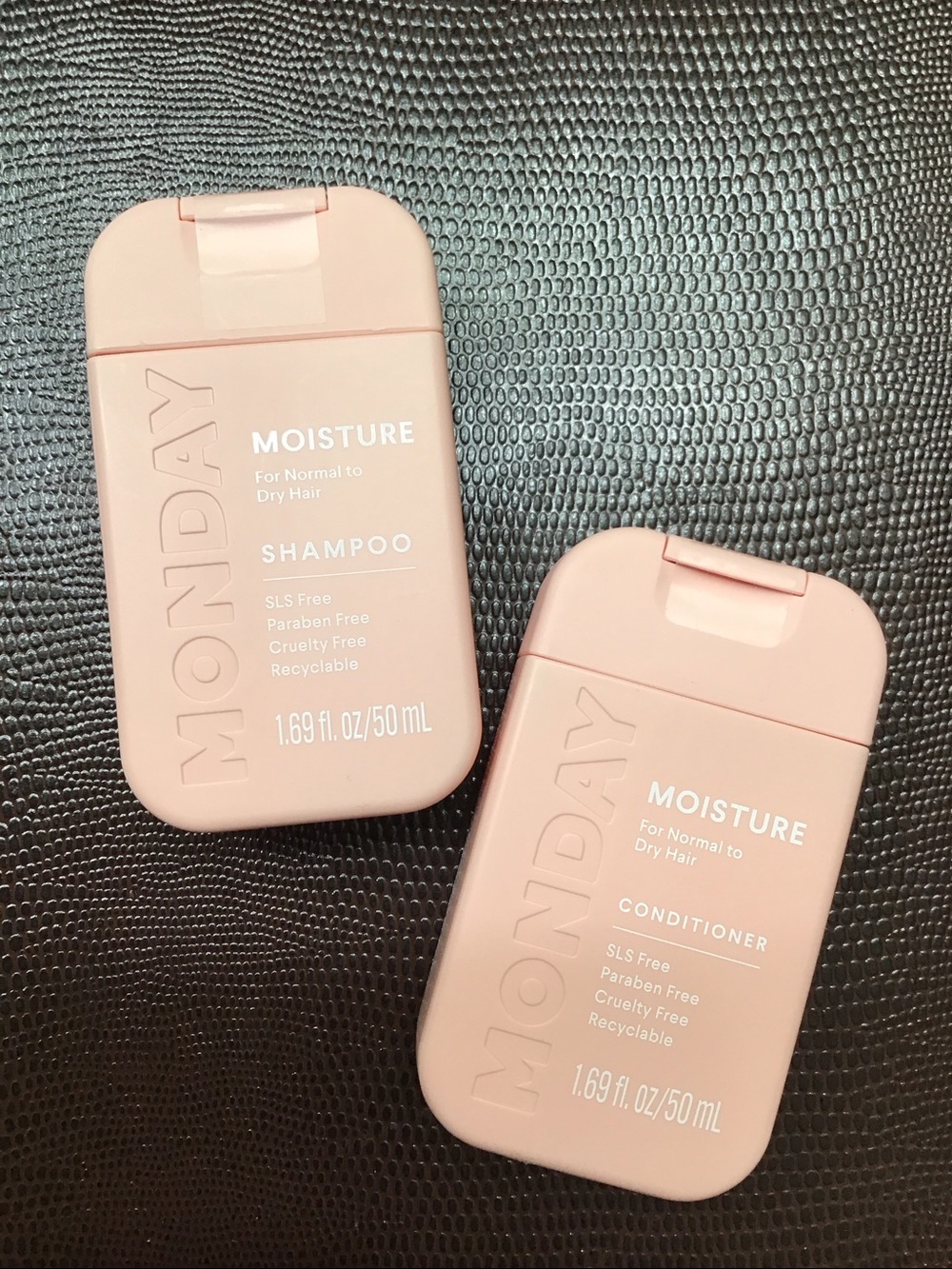 MONDAY MOISTURE Shampoo & Conditioner Travel Set NEW